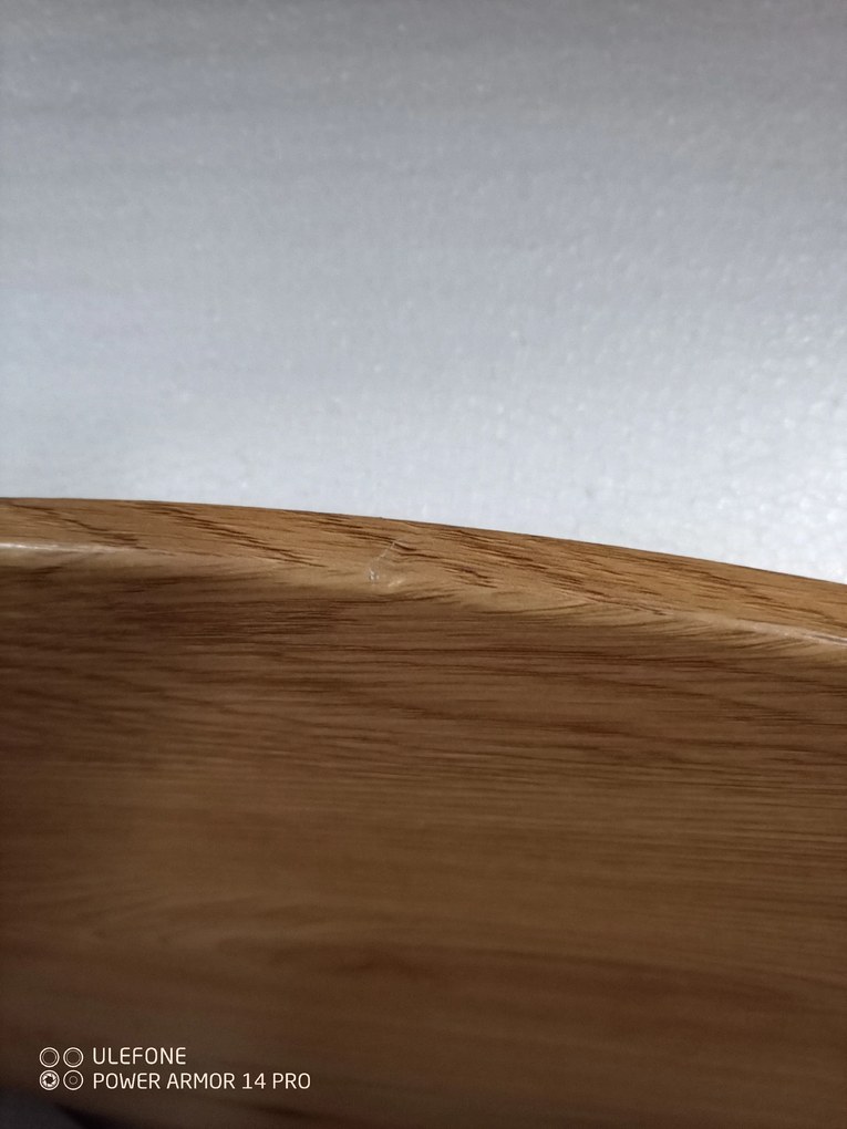 PROMOCJA Dębowy stół jadalny z czarnymi nogami TETIS 100x100 II jakość