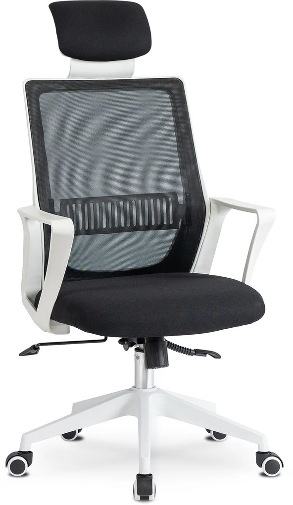 Fotel Biurowy Ergonomiczny Obrotowy FLEX Czarny Nowoczesny