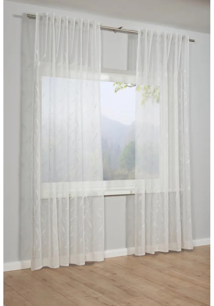 Biała firanka 245x140 cm Dolly-Voile – Gardinia