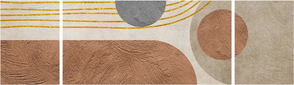 Obraz - Nowoczesny kolaż (170x50 cm)