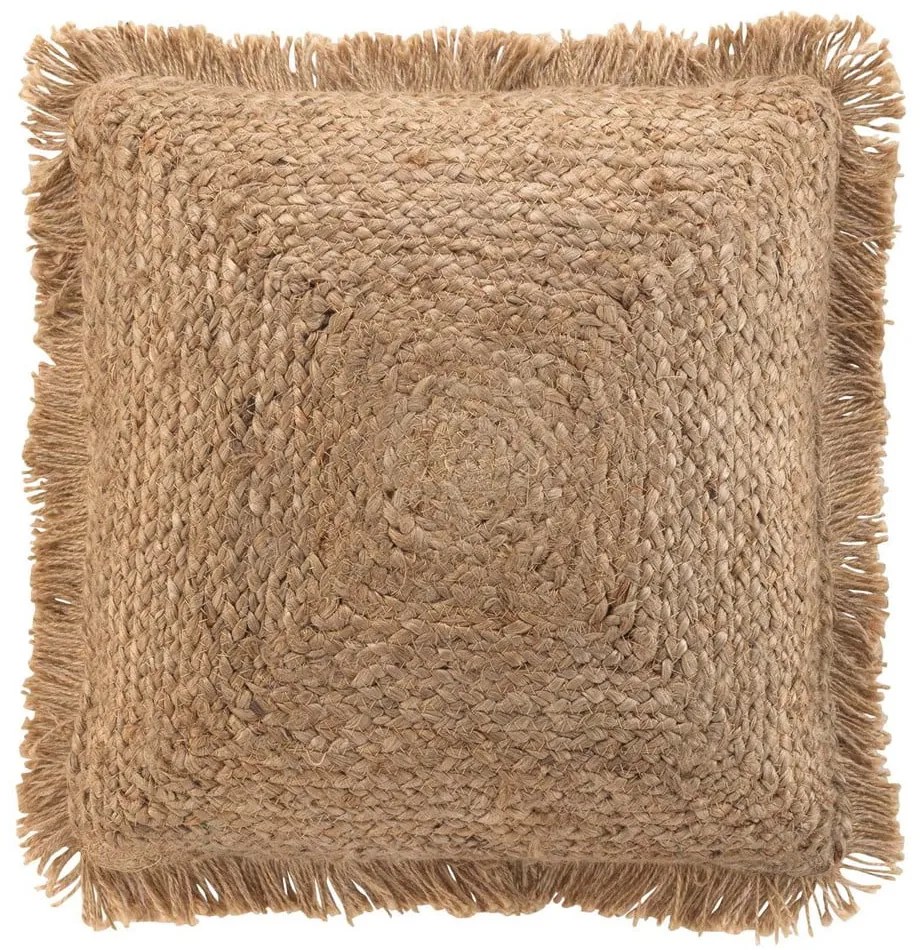 Poduszka dekoracyjna z juty 45x45 cm Jutana – douceur d'intérieur
