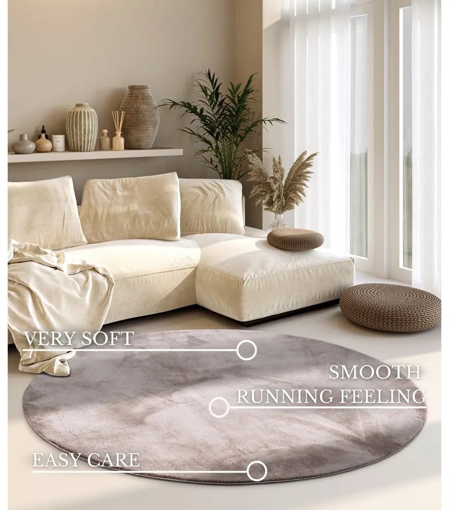 Beżowy okrągły dywan ø 200 cm Leon – Villeroy&amp;Boch