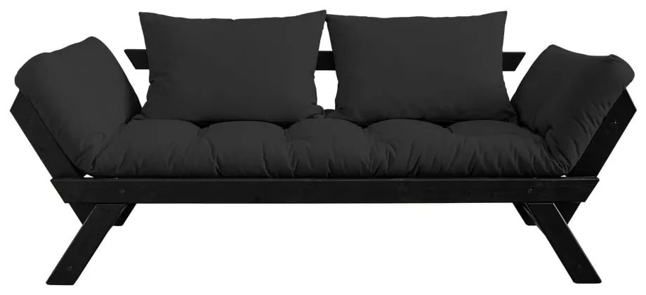 Sofa rozkładana Karup Design Bebop Black/Dark Grey