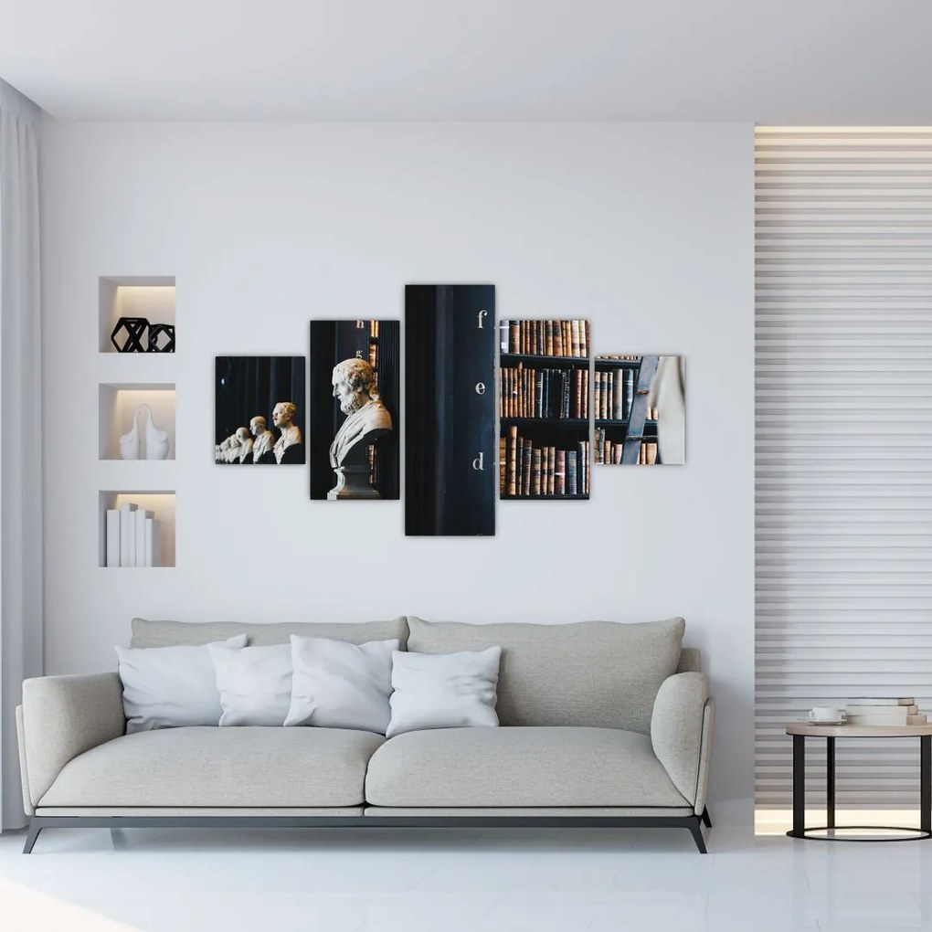 Obraz - W bibliotece (125x70 cm)