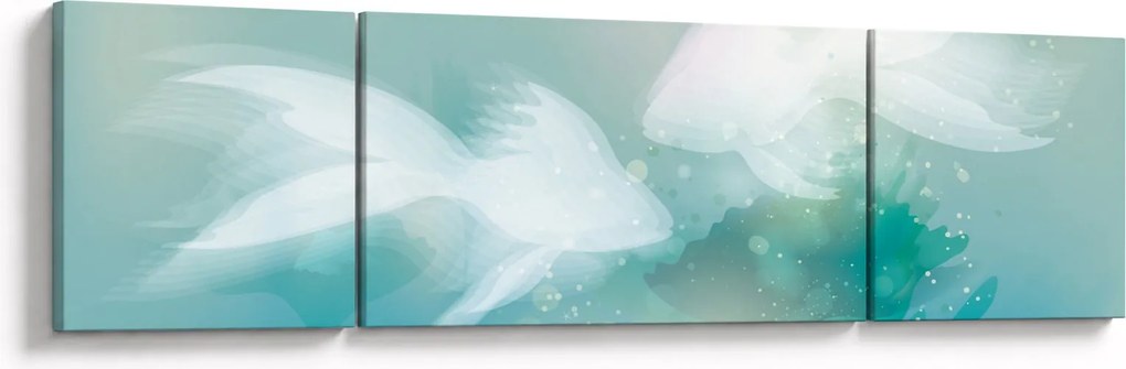 Obraz - Rybki (170x50 cm)