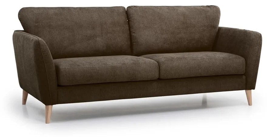 Brązowa sofa Scandic Oslo, 206 cm