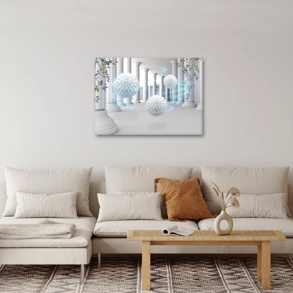 Abstrakcyjny obraz w stylu antycznym (70x50 cm)