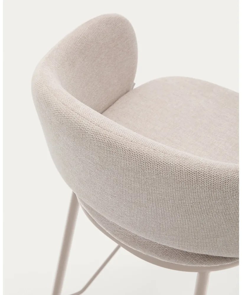 Kremowy hoker (wysokość siedziska 65 cm) Maina – Kave Home