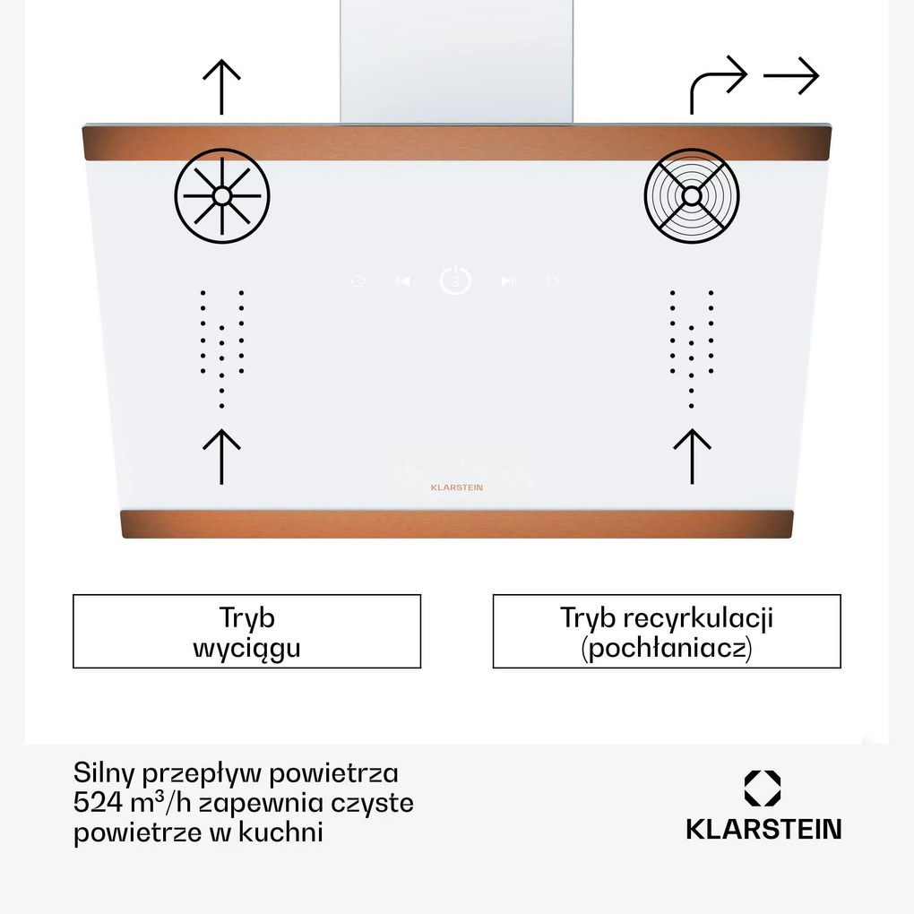 Klarstein FlashLine 60 okap wyciągowy