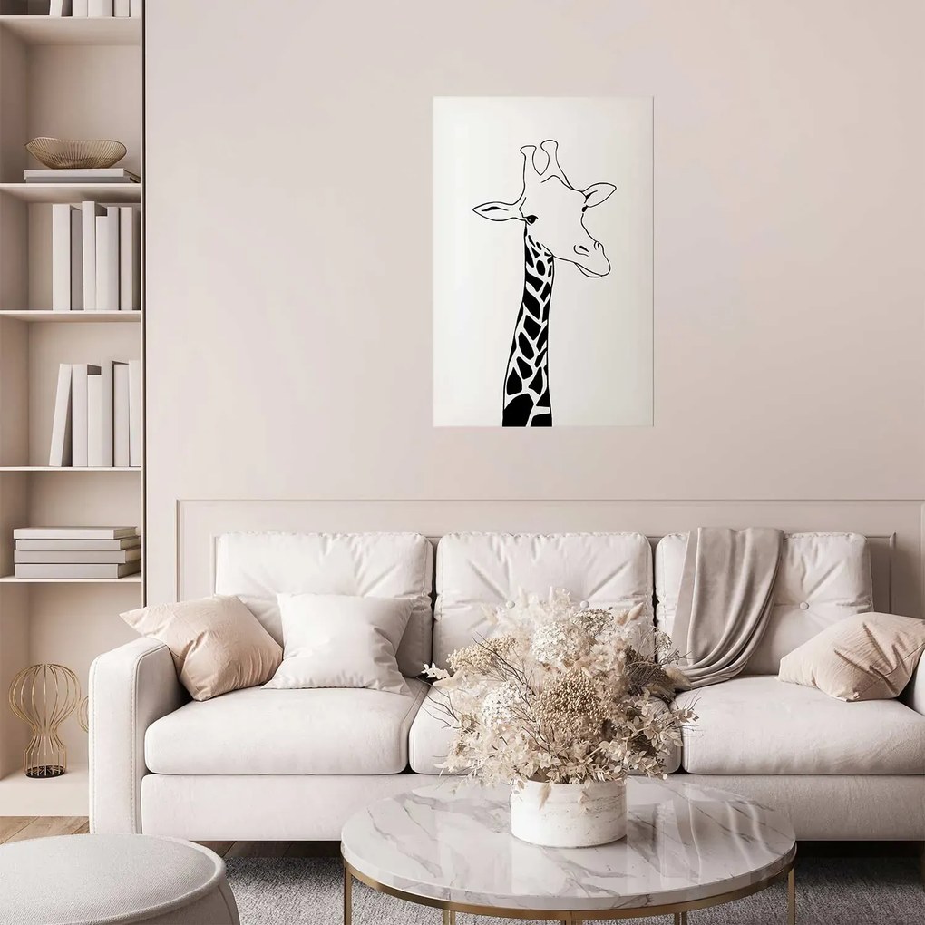Plakat Kraciasta szyja 40x60 cm bez ramy bez marginesu ARTGEIST B