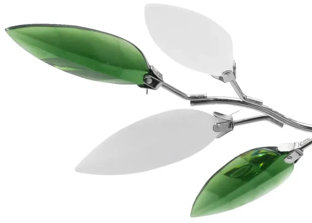 Zielona lampa sufitowa w stylu glamour - E974 S7-P85