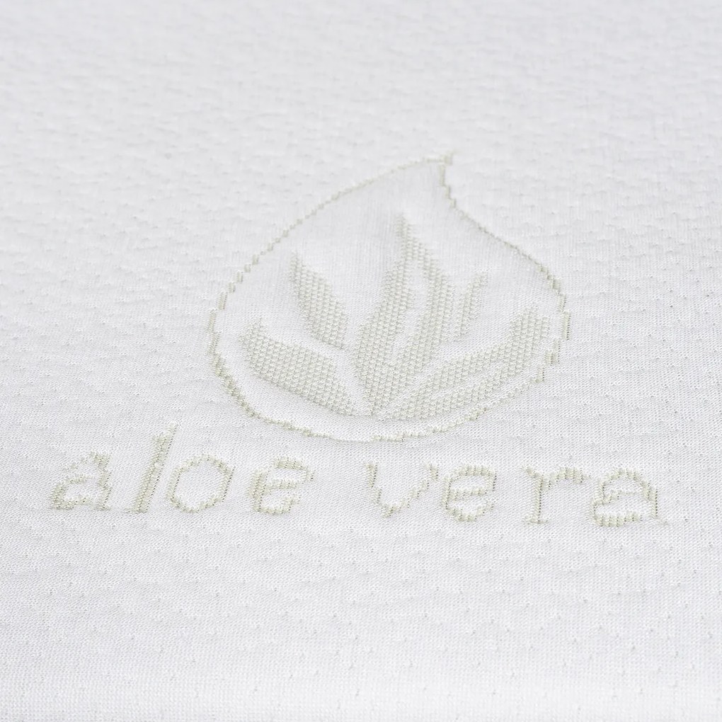 4Home Aloe Vera Ochraniacz na materac z lamówką, 160 x 200 cm