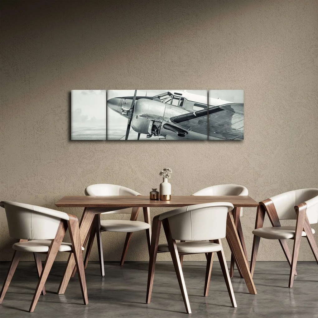 Obraz - Samolot (170x50 cm)