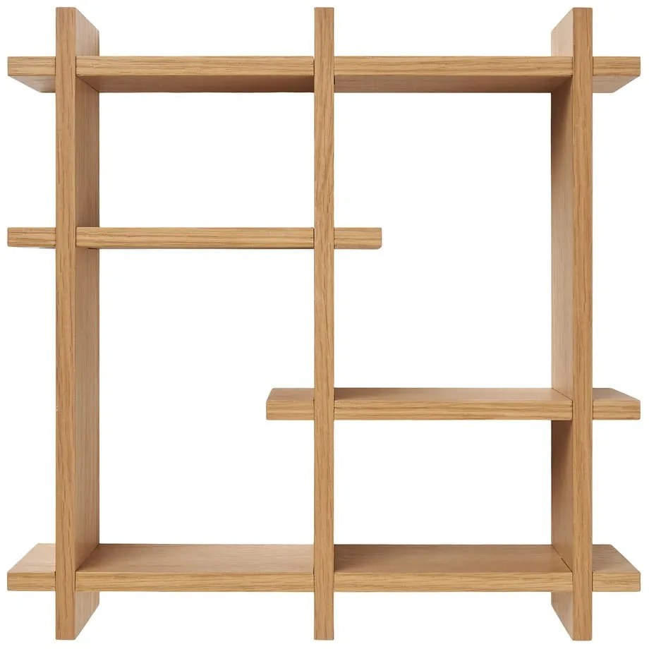 Wielopoziomowa półka w dekorze dębu w naturalnym kolorze 40 cm Olsberg – House Nordic