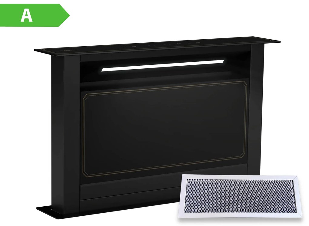 Klarstein Victoria 60cm 604.1m³/godz. Okap Blatowy Czarny