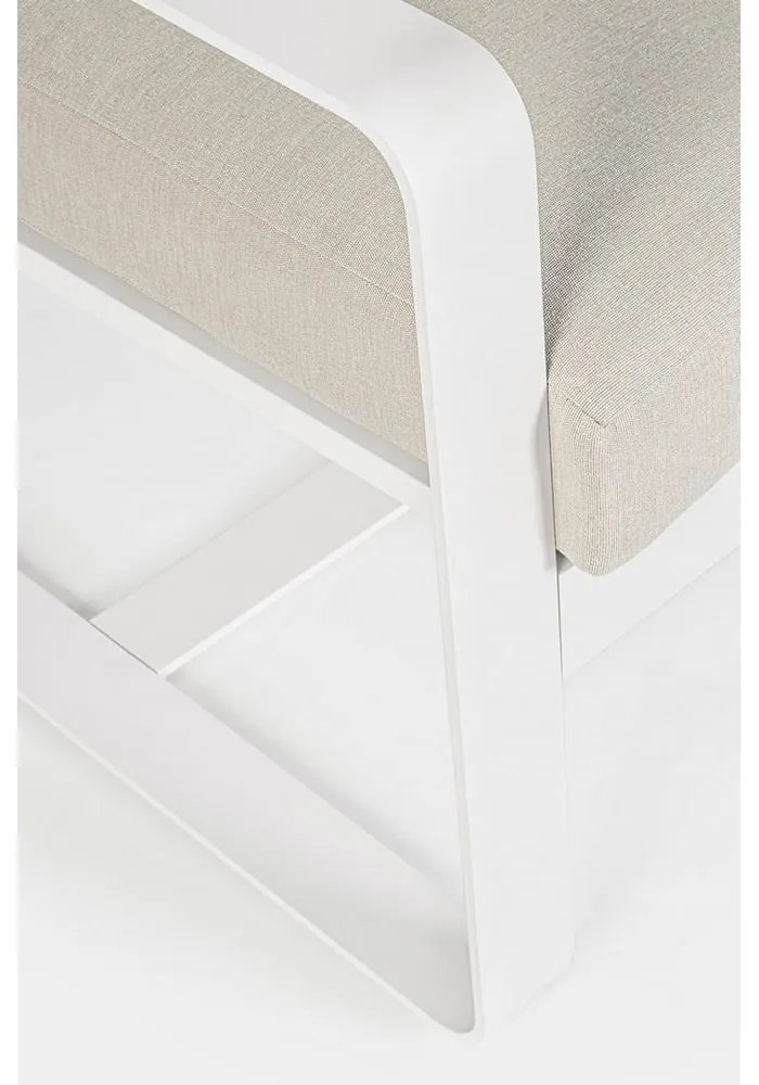 Biała aluminiowa sofa ogrodowa Merrigan – Bizzotto