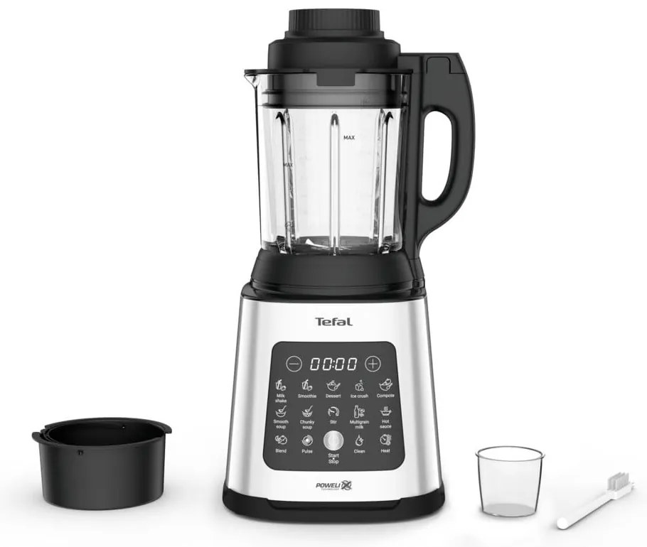 Blender kielichowy w kolorze srebra Perfectmix Cook BL83SD30 – Tefal