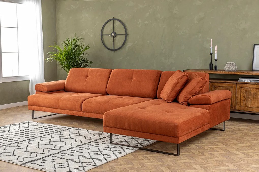 Sofa narożna Mustang Small Right Orange