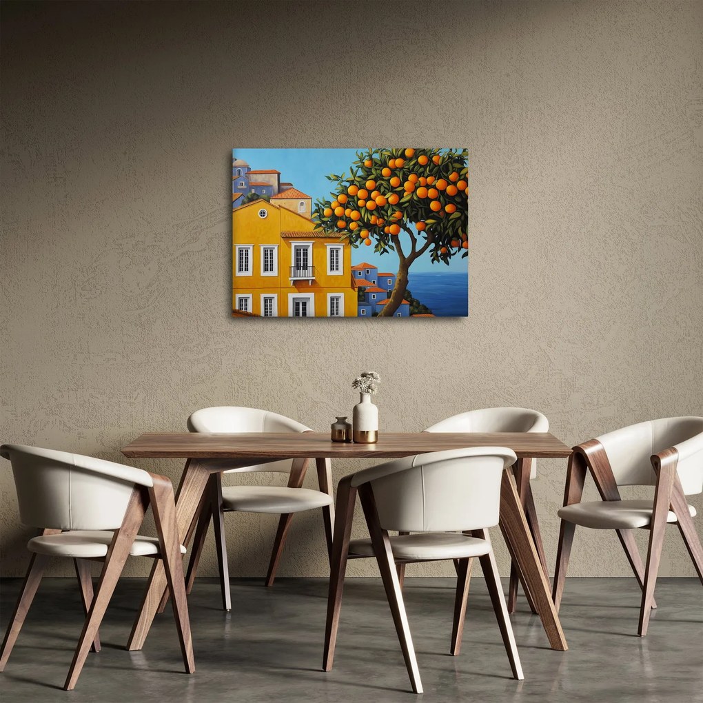 Obraz - Drzewo pomarańczowe (70x50 cm)