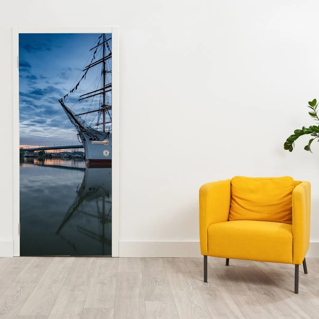 Fototapeta na drzwi - Żaglówka (95x205cm)