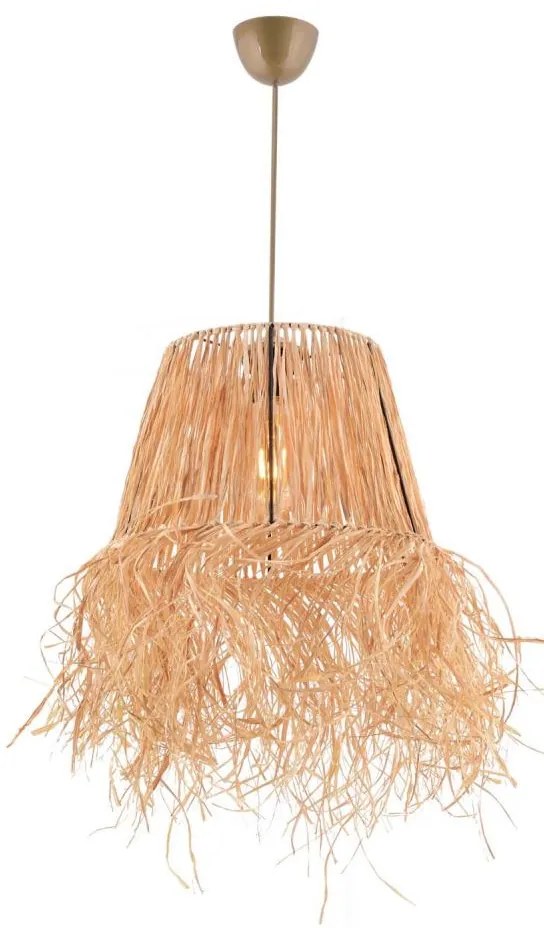 Żyrandol na lince VALANCE 1xE27/40W/230V brązowy