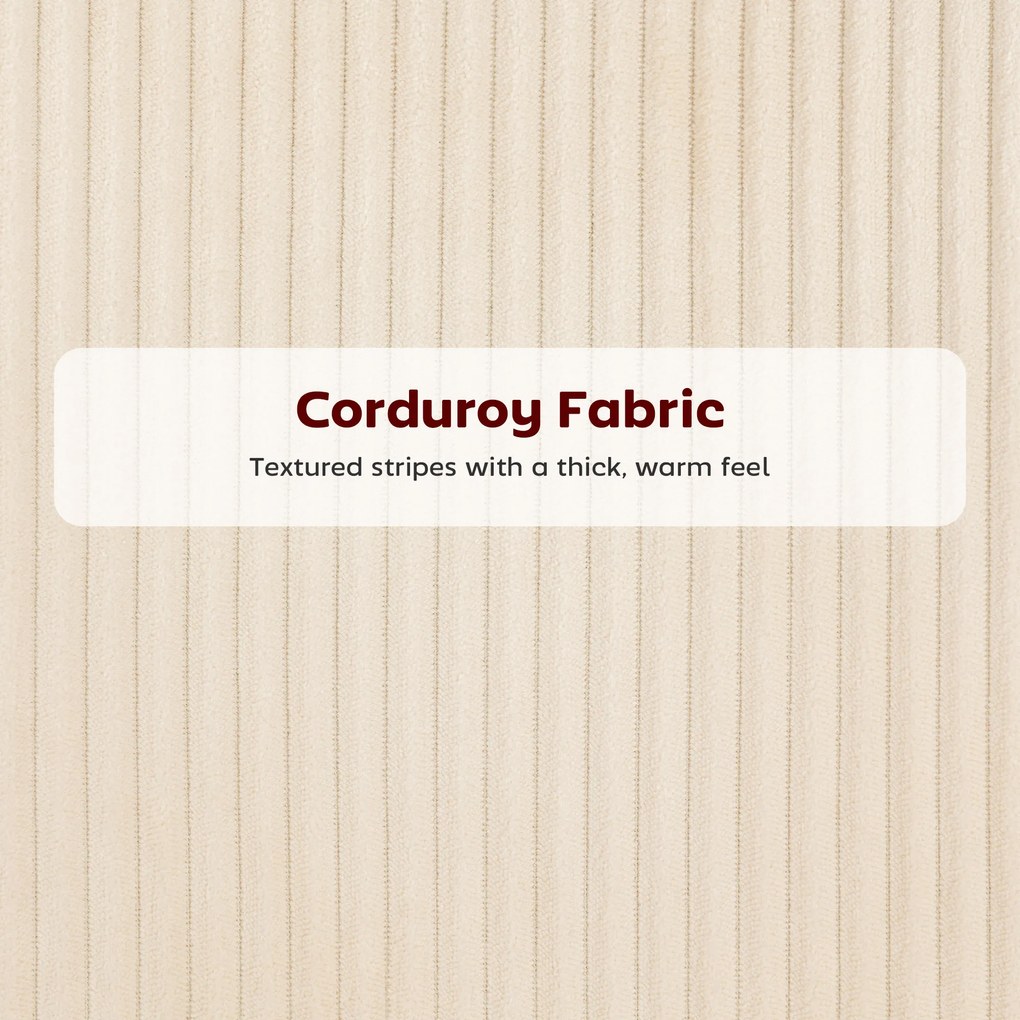 HOMCOM Krzesło Jadalniane, Obicie Aksamitne, Forma Muszli, Nogi Metalowe, Podkładki do Nóg, Beżowy