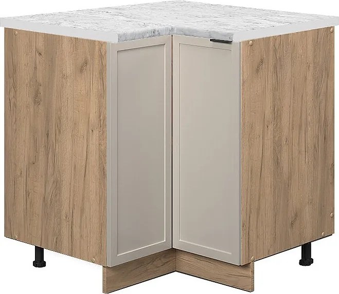 Szafka narożna greybeige 80.5x60x82 fame-line