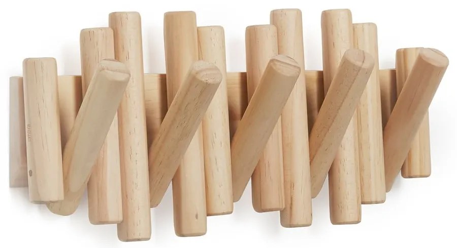 Wieszak ścienny z drewna sosnowego Picket – Umbra
