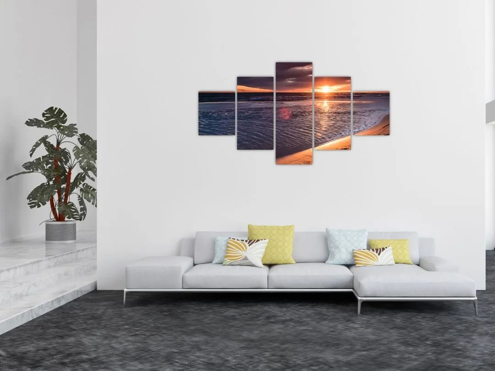 Obraz zachodu słońca (125x70 cm)