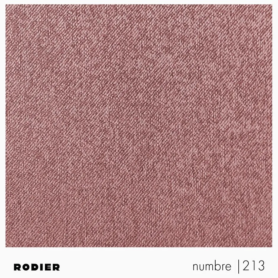 Różowy rozkładany/ze schowkiem narożnik (prawostronny/z szezlongiem) Brim – Rodier