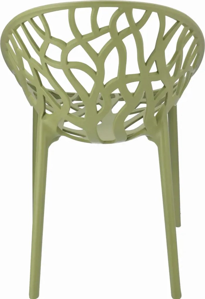 Ażurowe Nowoczesne Krzesło Na Balkon Szałwia T5-P18