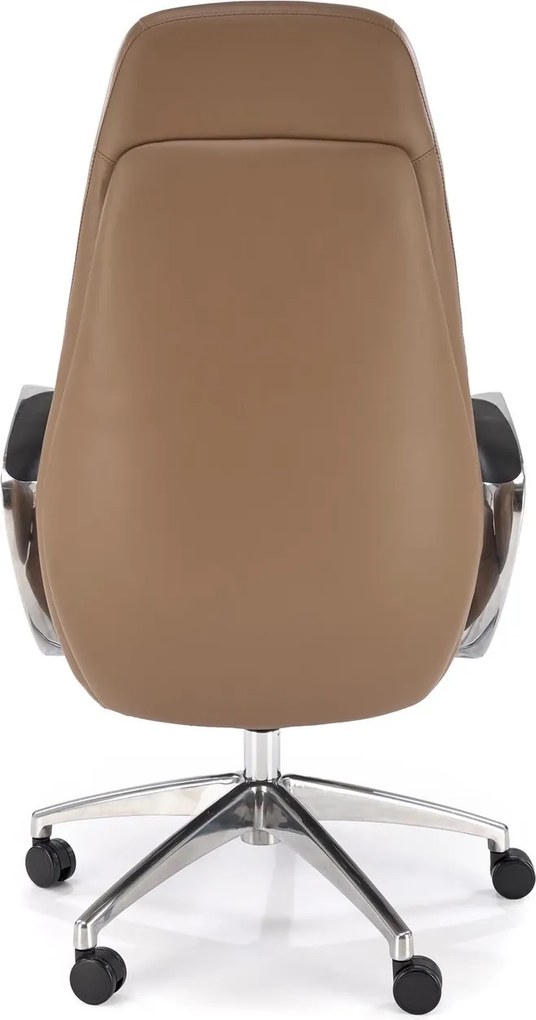 Ciemno-beżowy fotel gabinetowy Darwin Halmar