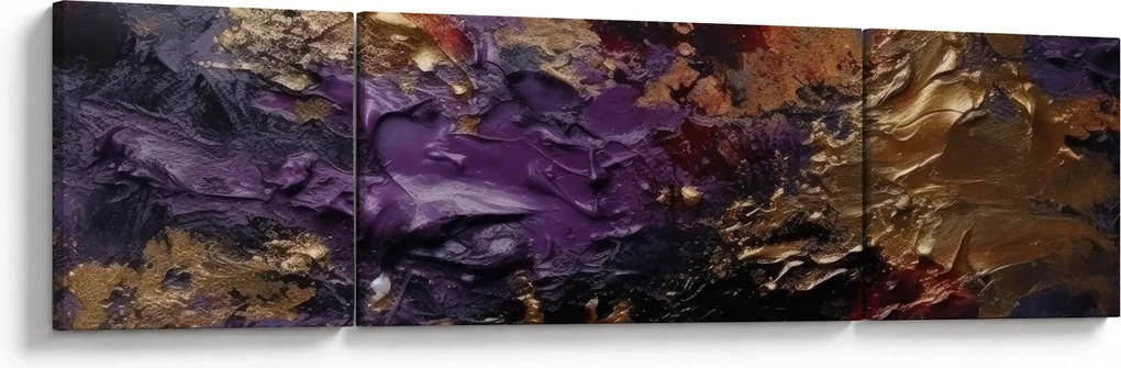 Obraz - Teksturowana abstrakcja (170x50 cm)