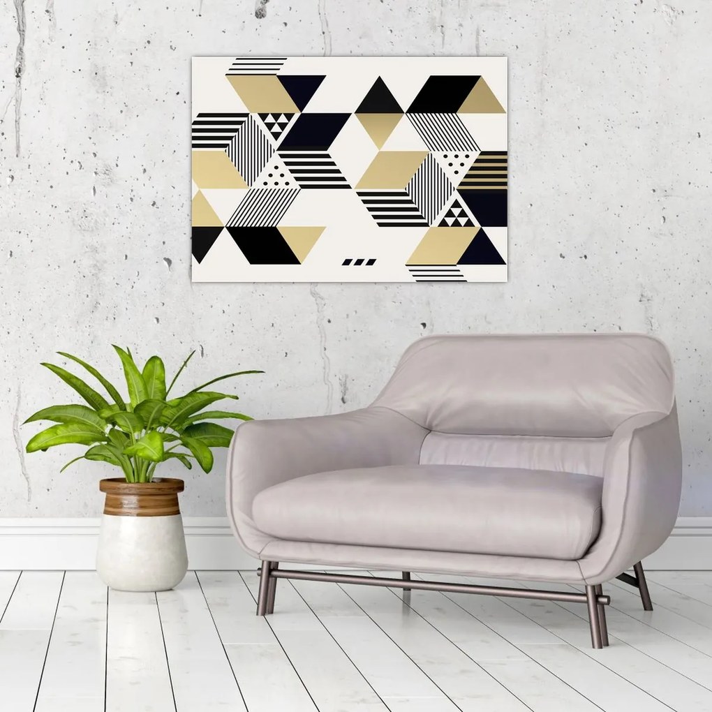 Obraz - Kształty geometryczne N⁰1 (70x50 cm)