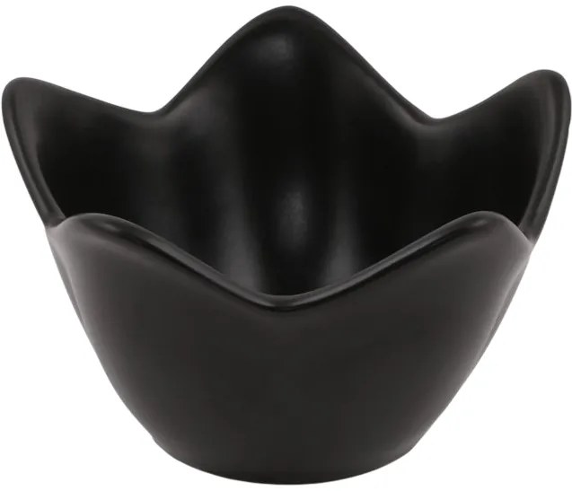 Zestaw 6 misek ceramicznych Lotus 11,8 cm, czarny