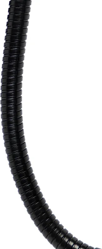 Nowoczesna lampa ścienna czarna z elastycznym ramieniem - Brescia Combi