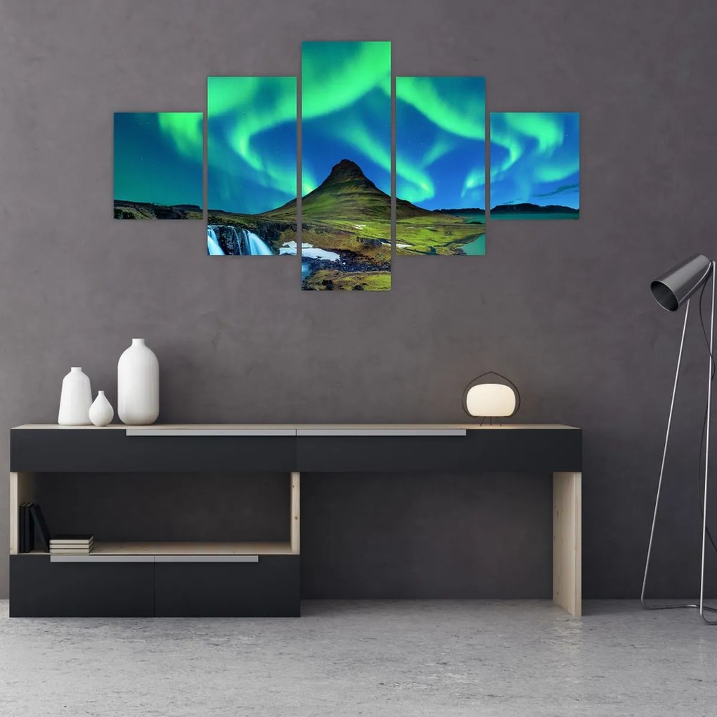 Obraz - Kirkjufell, Islandia (125x70 cm)