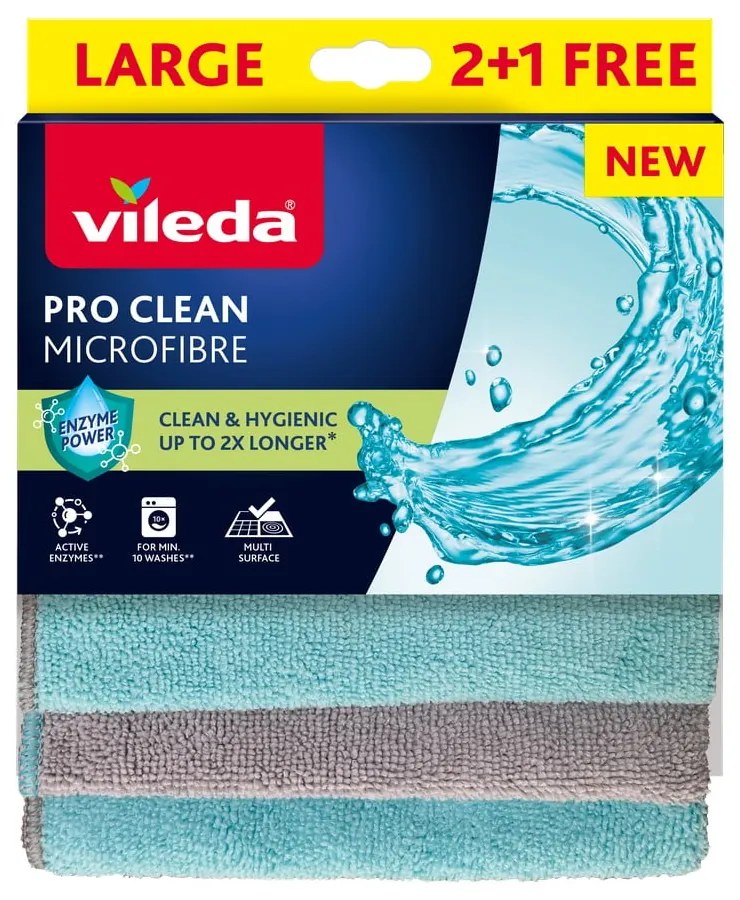 Ścierki z mikrowłókna zestaw 6 szt. Pro Clean – Vileda
