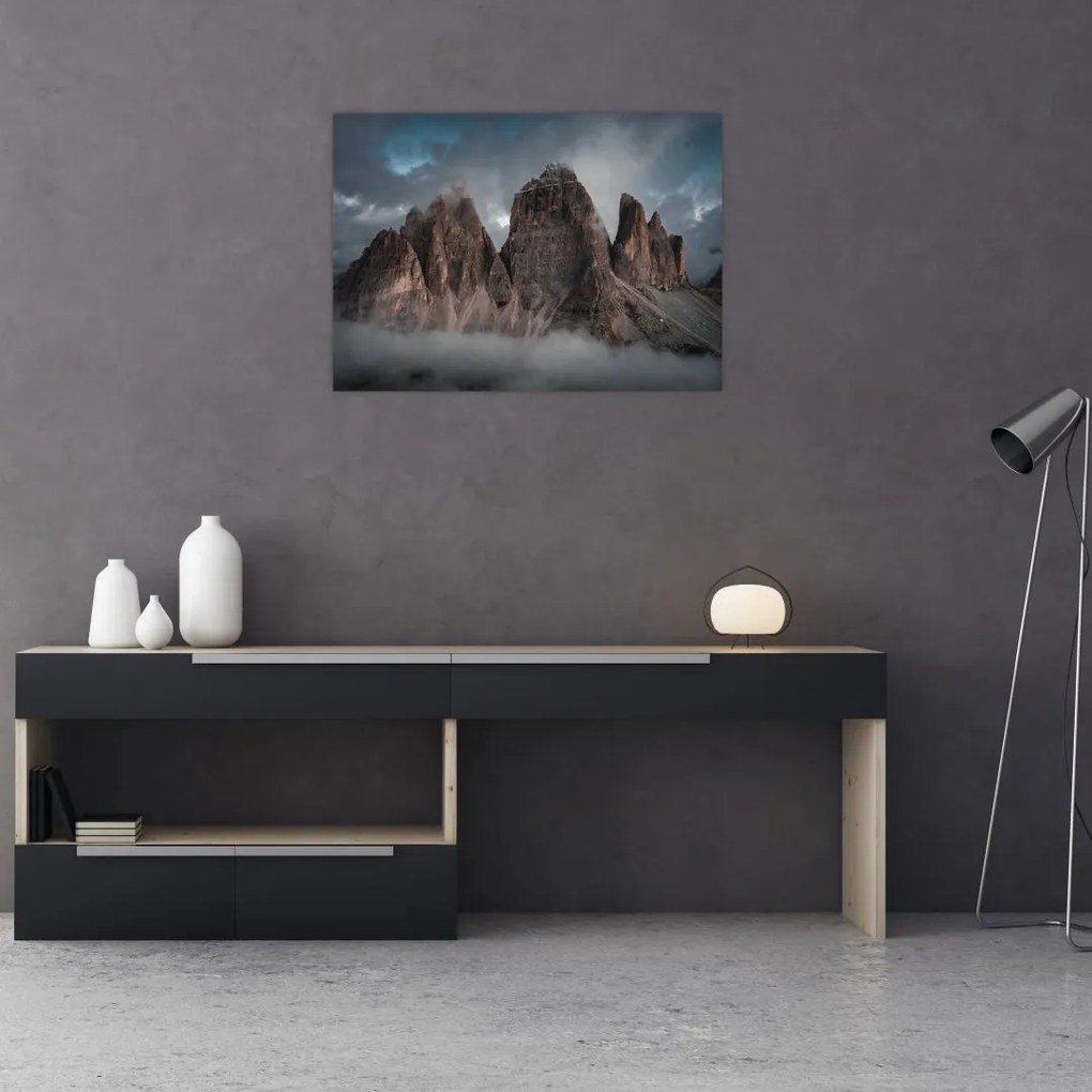 Obraz - Trzy Zęby, Włoskie Dolomity (70x50 cm)