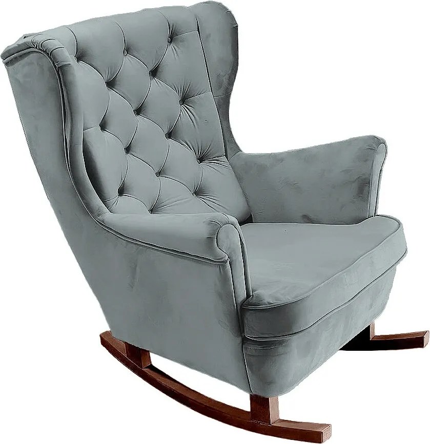 Fotel Relax z Tapicerowanym Siedzeniem i Podłokietnikami, Fotel TV 102x81x95cm Popiel_29859