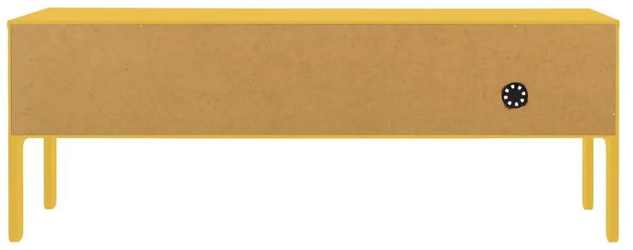 Żółta komoda pod TV Tenzo Uno, szer. 137 cm