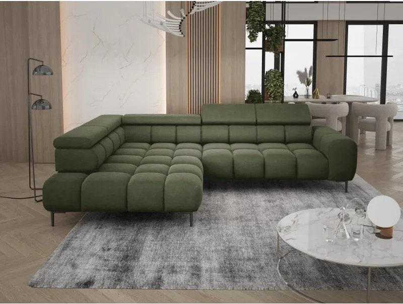 Narożnik PLAZA L wolnostojący Lewostronny w tkaninie Promocyjnej APHRODITE 12 WERSAL