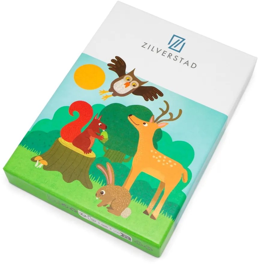 Sztućce dla dzieci ze stali nierdzewnej w kolorze srebra 4 szt. Forest Animals – Zilverstad