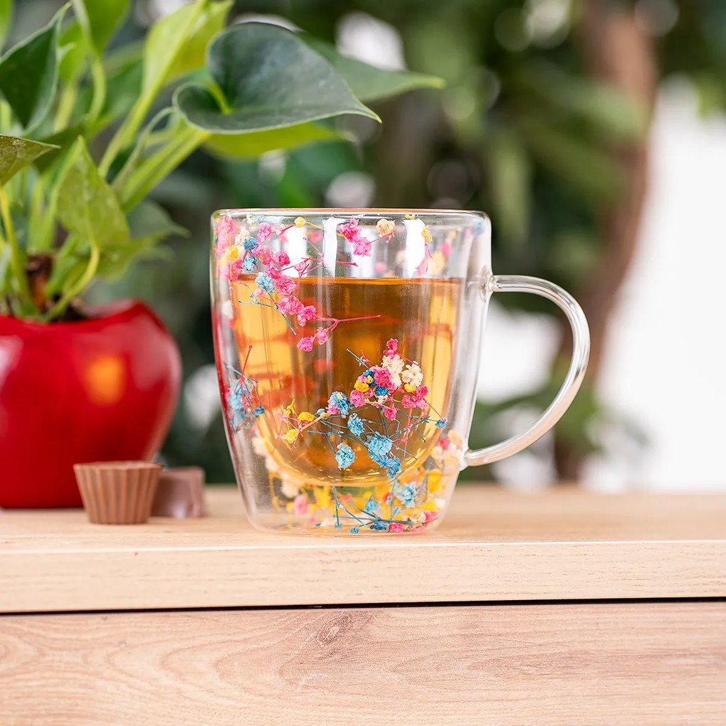 4Home Szklanka termiczna Floral Hot&Cool 300 ml, 2 szt.