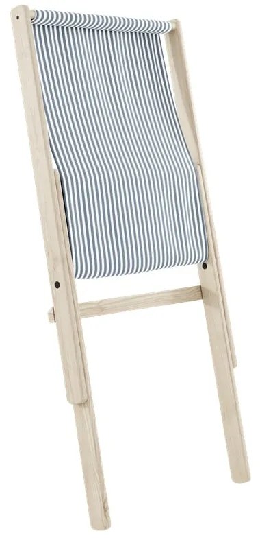 Fotel rozkładany Karup Design Boogie Raw/Beach Blue
