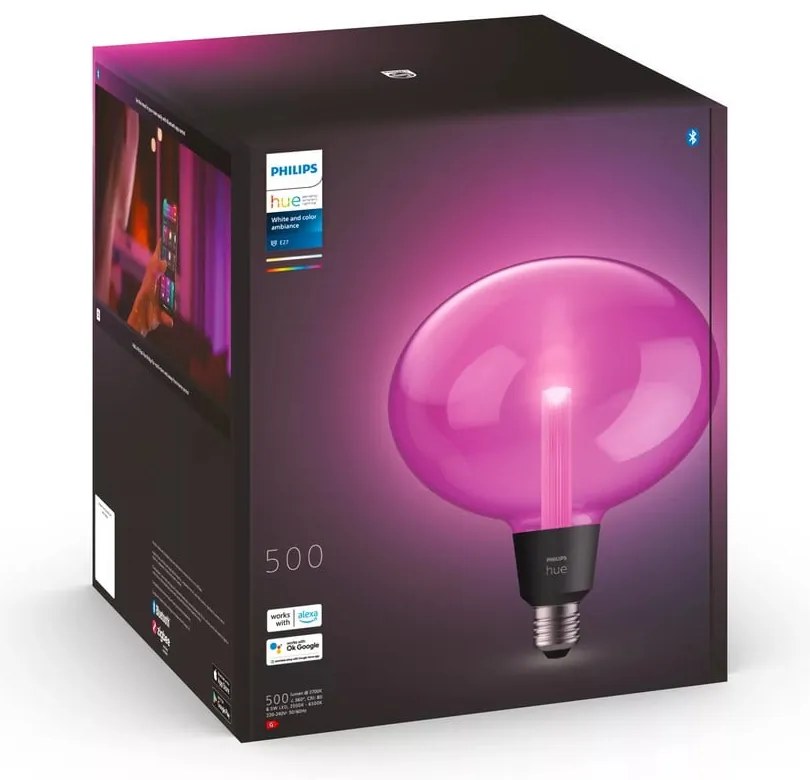 Inteligentna żarówka z gwintem E27, 6,5 W LG Ellipse – Philips Hue