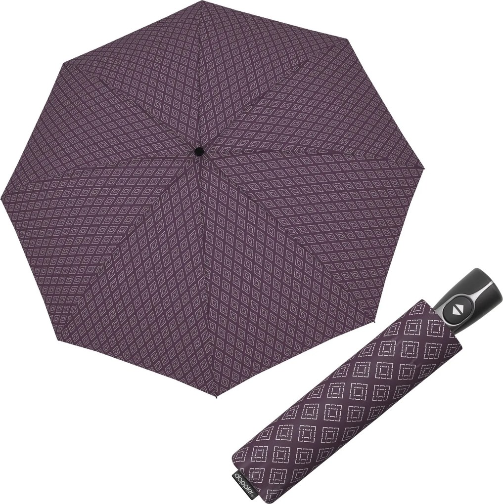 Doppler Fiber Magic Calm berry damski automatyczny parasol