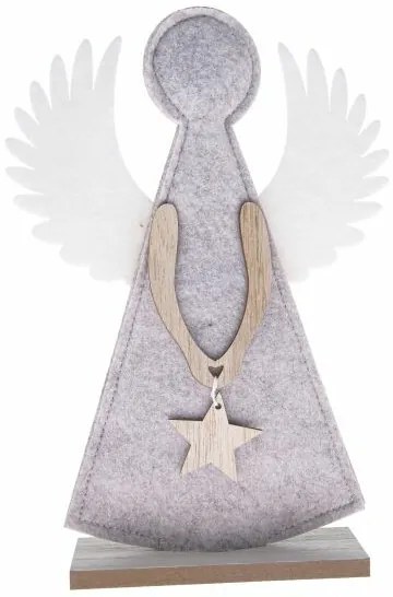 Dekoracja świąteczna Anioł 27 cm, filc