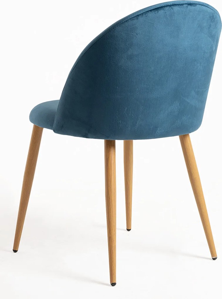 Zestaw 4 Krzese Vint Aksamitne