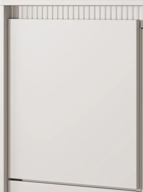 Wysoka Komoda SENSO 3D push-to-open